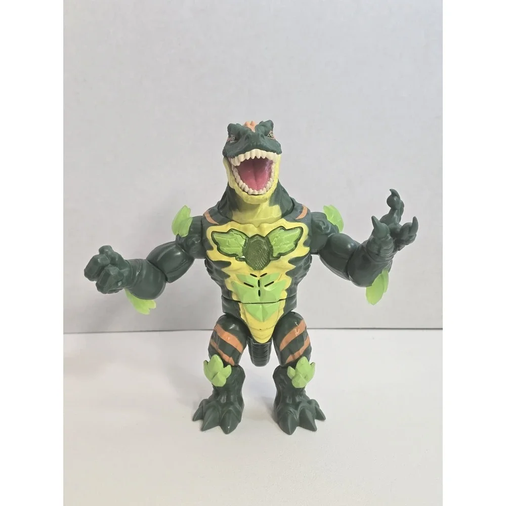 Beast Lab Dino Creator Raging Raptor 8' Figure. RARE HTF Lights and Sound Tested